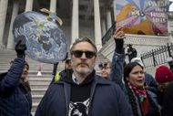 Jane Fonda Holds Her Last "Fire Drill Fridays" Rally At Capitol Hill - Source: Getty